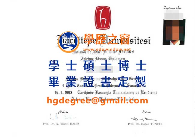 哈塞特佩大學文憑樣式|購買土耳其文憑|製作哈塞特佩大學畢業證書